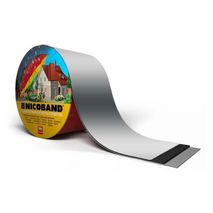 Лента самоклеящаяся NICOBAND (3м*10см серебристая)