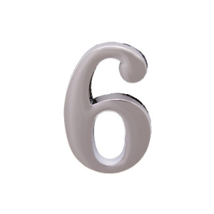 Цифра дверная "6" и "9" серебро