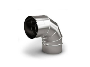 Отвод 90° нерж. 0,5 мат Ду=110