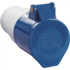 Розетка каб. 16А 2Р+Е 220В IP44 (213) PSR-21-016-3