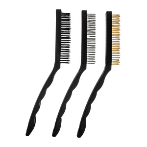 Набор щеток 3 шт.металл.с пластмассовой ручкой большие Matrix 74863