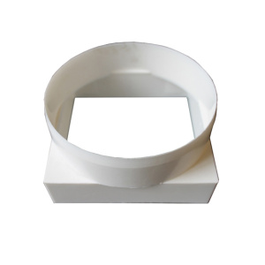 Переходник 90*90мм d-100 пластик ПЕТРОВЕНТ