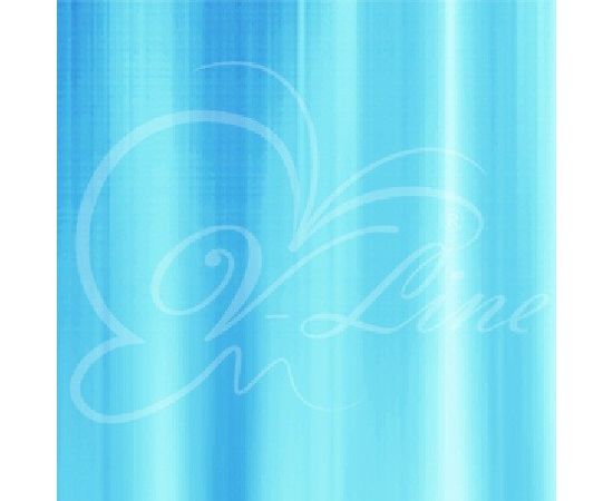 Штора д/ванной п/этилен 180*180см голубая 10колец Вилина 499081