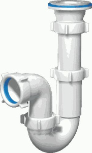 Сифон АНИ  1.1/2"*40 прямоточный D0100 (32185)