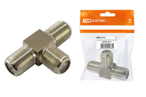 Соединитель кабеля тройник гнезда (инд.уп) SQ1809-0017