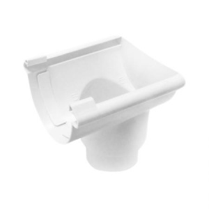 Воронка желоба правая МUROL белый клей n 12537