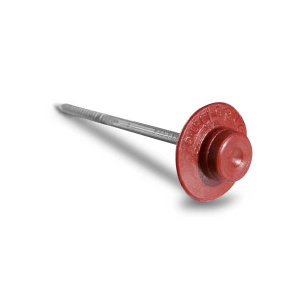 Гвозди с закр.шп. красные (100шт)