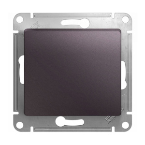 Выключатель 1-кл Glossa в рамку шоколад GSL000811