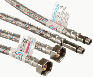 Подводка к смесителю нерж. сталь 60см (пара) 79826 / 23020