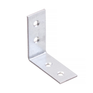 Уголок мебельный 40x40x17x2 с шур. белый цинк (4шт)