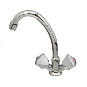 Смеситель Ex-Promt пластик ручка Трио 3/8 б/п керамика 69337