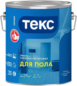 Эмаль д/бетонных полов серая (2,7л ) Профи Текс