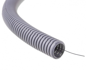 Труба гофрирован. ПВХ 25мм легкая с зондом 032550