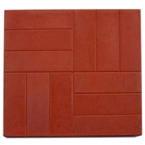 Плитка тротуарная 500*500 12-Камней красная 