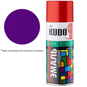 Эмаль аэроз.универ.фиолетовая KUDO 1015 (520мл)