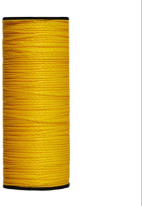 Нить крученая ПП 1,2мм 100м желтая