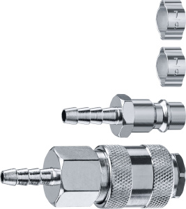 Набор переходников с хомутами 6мм ЗУБР 64920-06-H