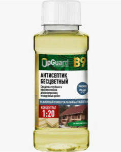 Антисептик UpGUARD В9 универсальный трудновымываемый б/цветный концентрат 1:20 (250мл)
