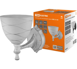 Светильник НББ 21-60-1411 УХЛ4 белый под серебро плафон конус линии TDM SQ0370-0206