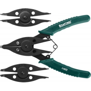 Съемник стопорных колец KRAFTOOL внешний/внутренний 6в1 22811 