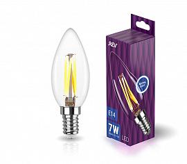 Лампа светодиодная REV 7Вт Е27 G37 прозрачный шар 32487 4