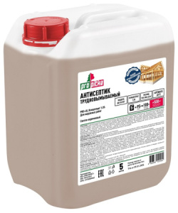 Трудновымываемый антисептик для наружных работ концентрат 1:20 (5л) PRO-40 PROpitka