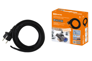 Кабель нагревательный 10м Стоплёд НСК10-В с вилкой 100Вт SQ2510-0015