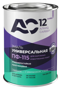 Эмаль ПФ-115 салатная (0,8кг) АС12