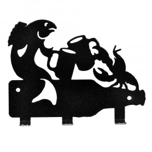 Вешалка 3 крючка Рак и щука Банные штучки / 796442