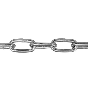 Цепь 4мм DIN 763 длиннозвенная оц. (10м)