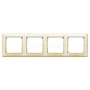 Рамка 4-м Valena гориз. слоновая кость Leg774354