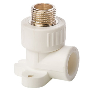 Угольник комбинированный нар.рез. 25*3/4" с креплением  48755 / 13743