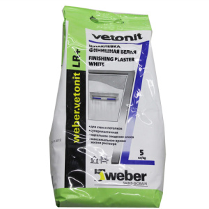 Ветонит ЛР+(5кг) шпаклевка финишная