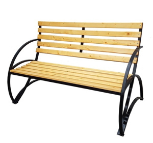 Скамейка №15 (1,5м) с деревом 1364-1