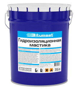 Мастика гидроизоляционная Bitumast (21,5л)