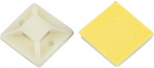 Площадка для хомутов самоклеящаяся 20х20мм белая (10шт) 30205 6 duwi