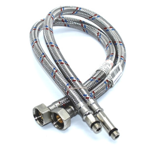 Подводка к смесителю нерж. сталь 80см (пара) 79835