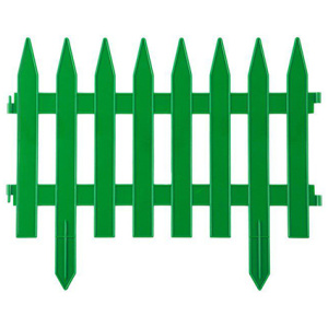 Забор декоративный "GRINDA" КЛАССИКА 28*300см зел.422201-G