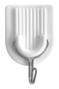 Набор 2 крючка "эконом" белый 27.202 / 59833