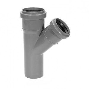 Тройник для вн. канализации 40/40/45° HT 60722