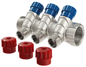 Коллектор 3/4 на 4 выхода регулиров. 1/2  603187