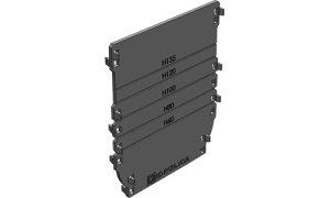 Торцевая заглушка унив.д/лотка водоотводного DN100 пластиковая