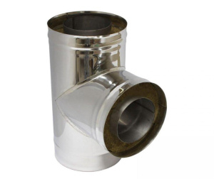 Тройник (Т) 90° нерж. 0,5 мат Ду=110 Дн=210 ТИ 50