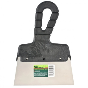 Шпатель фасадный из нерж.стали 150мм пластмассовая ручка Сибртех 85436