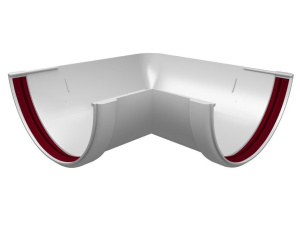 Угол желоба 90° VERAT белый  