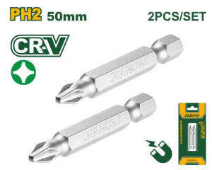 Набор бит PH2*50мм (2шт) JADEVER
