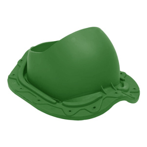 Проходной элемент трубы (метал.чер.) зел.