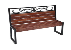 Скамейка №27 (2м) с деревом 1376-2