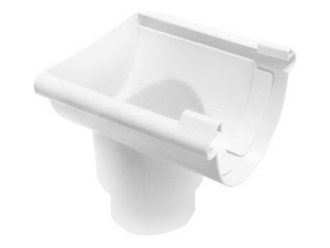 Воронка желоба левая МUROL белый клей n