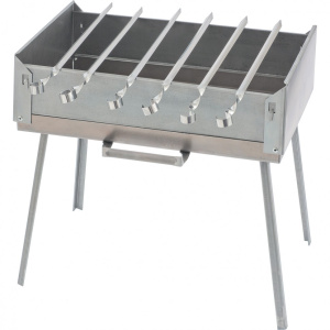 Мангал-дипломат в сумке 410х280х125мм 1,5мм 6 шампуров Camping Palisad 69538